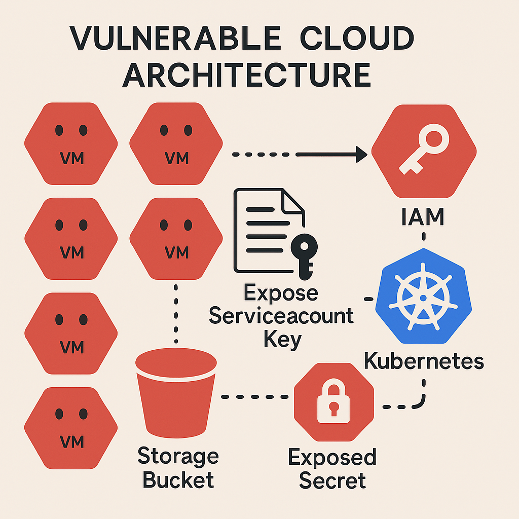 GCP Vulnerable Cloud Architecture